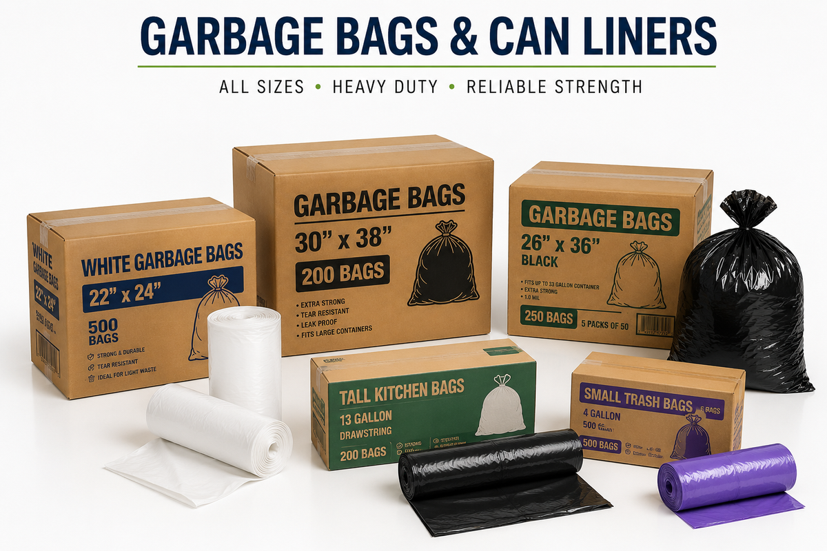 GARBAGE BAGS & RECYCLING