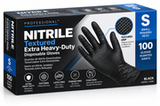 NITRILE Textured Extra Heavy-Duty Disposable Gloves