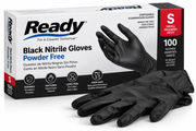 Powder Free Black Nitrile Glives 5ml Small